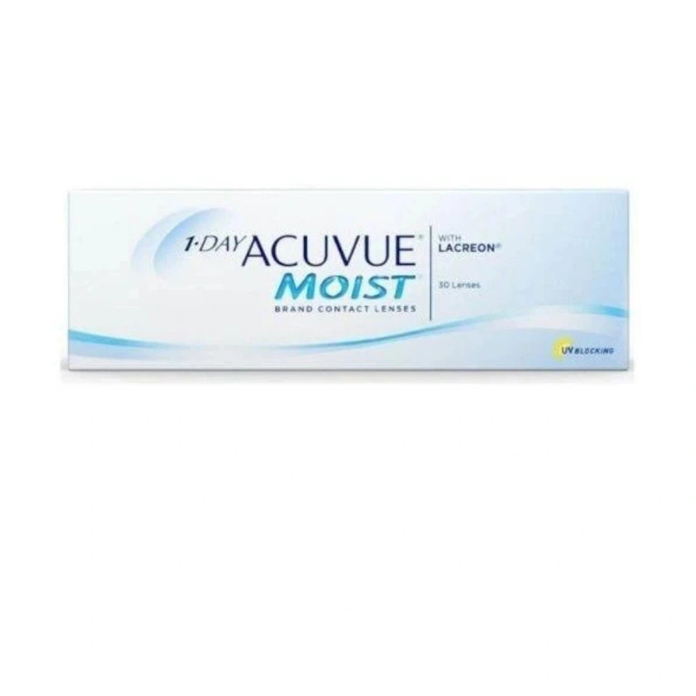 1-DAY ACUVUE® MOIST Daily Contact Lenses (30 Pack)