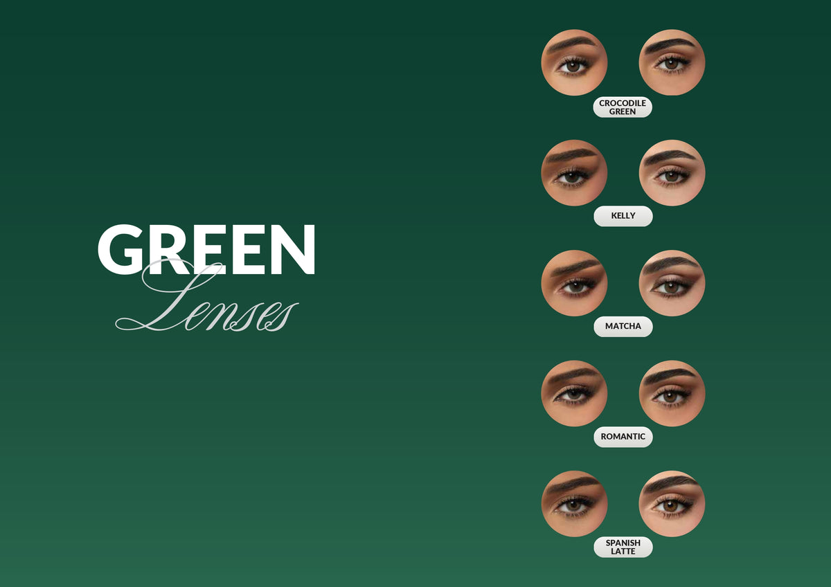 Green Monthly Contact Lenses